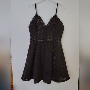 Charlotte Russe A-line Black Dress Size Large